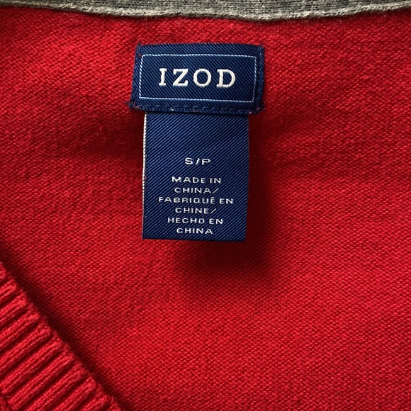 Izod V-neck Sweater - Picture 3 of 4